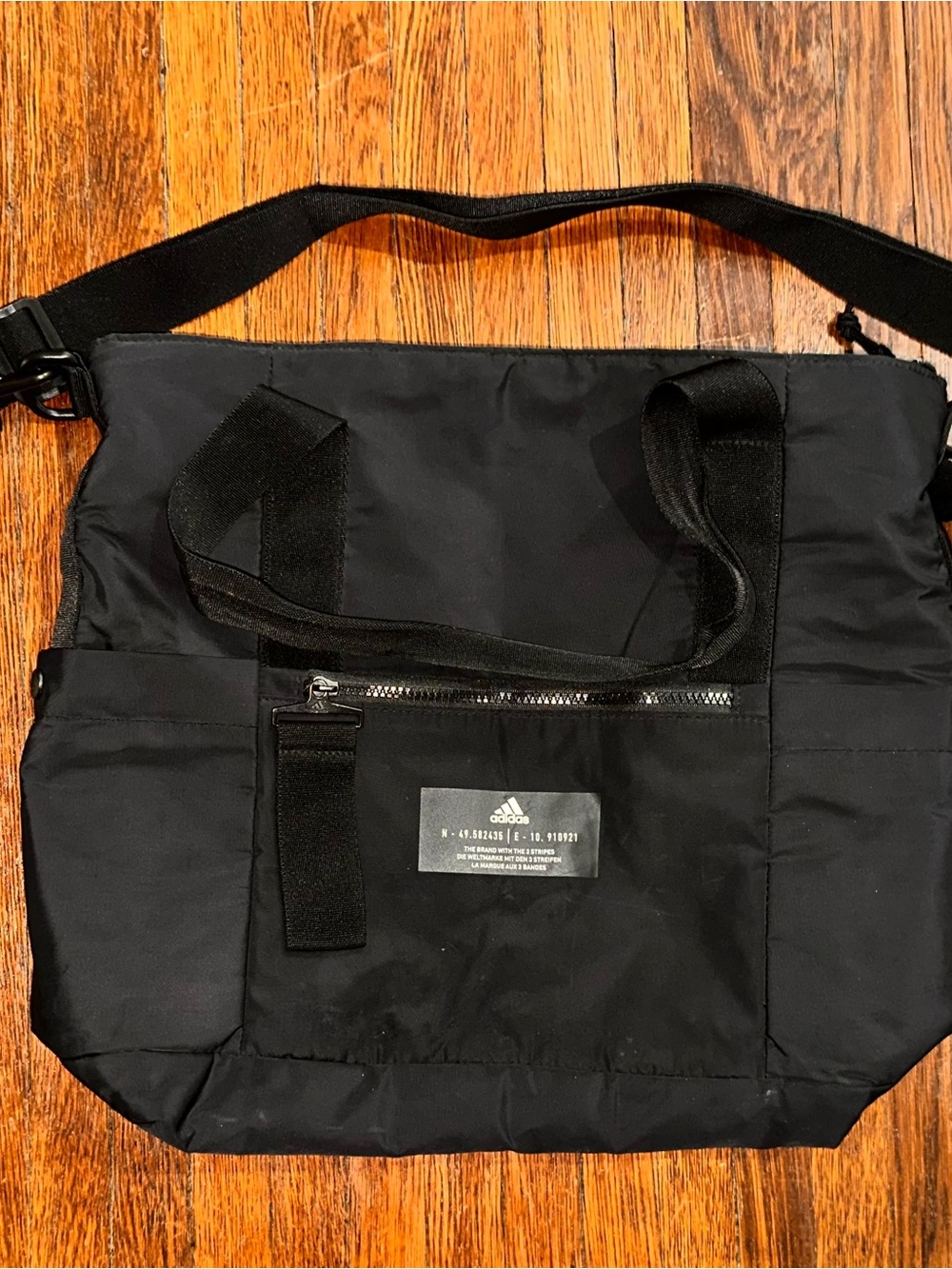 Adidas All Me Tote Bag For Laptops Books Gym Gear Black Shoulder Bag